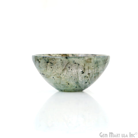 Natural Labradorite Mini Carved Gemstone Bowl Cup 2 inch
