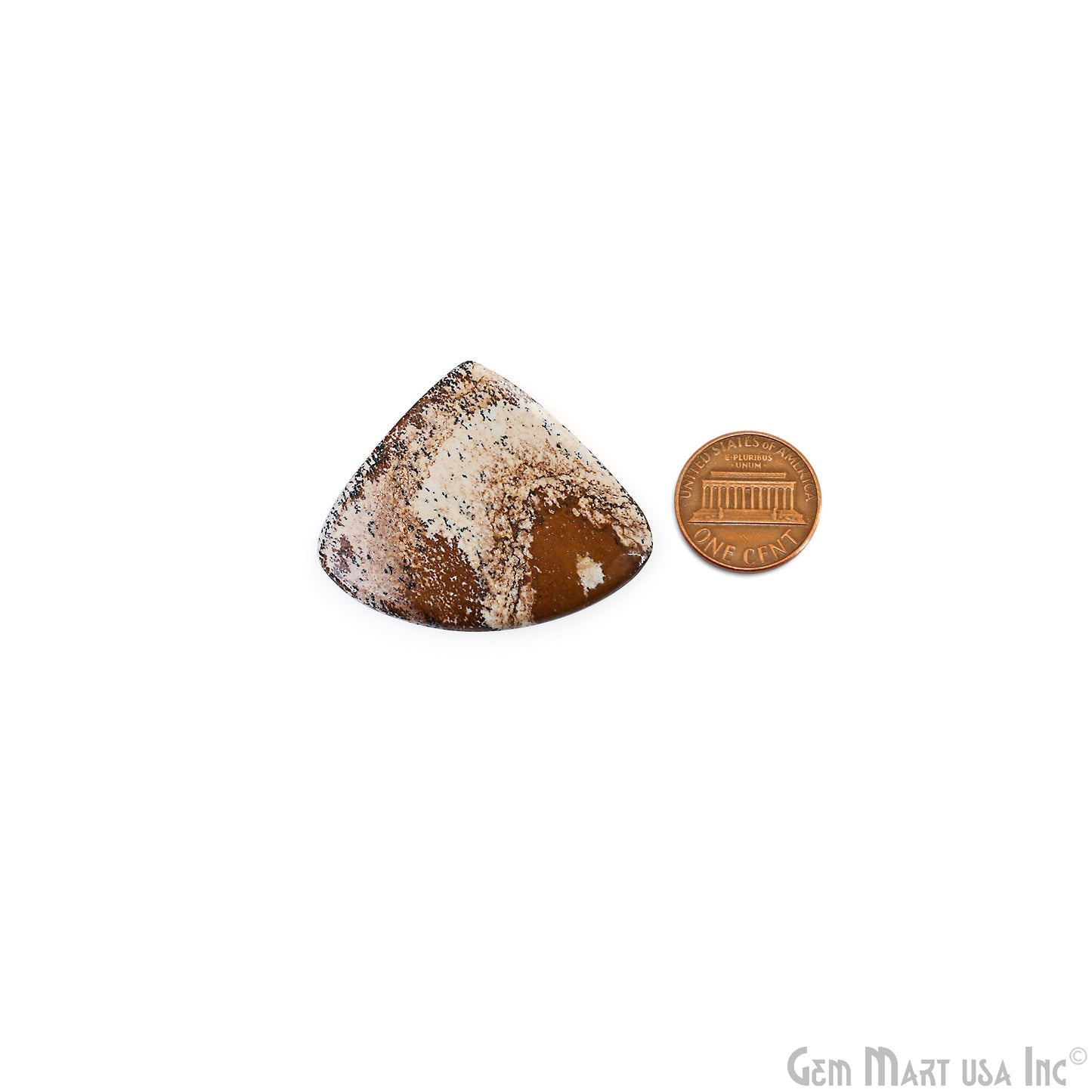 Natural Picture Jasper Cab Oval Striped Cabochon Gemstones, 1 pc