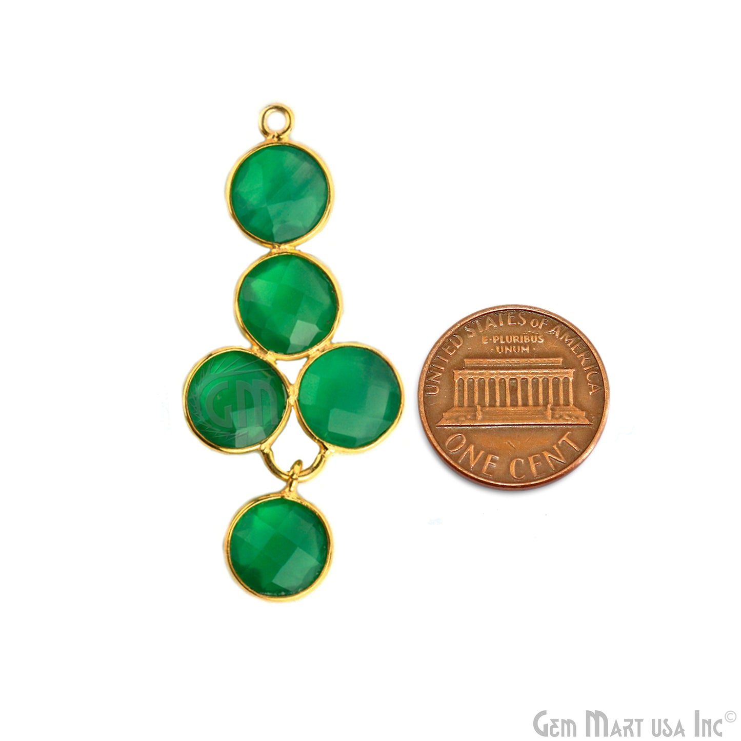 DIY 41x18mm Gold Plated Gemstone Bezel Component