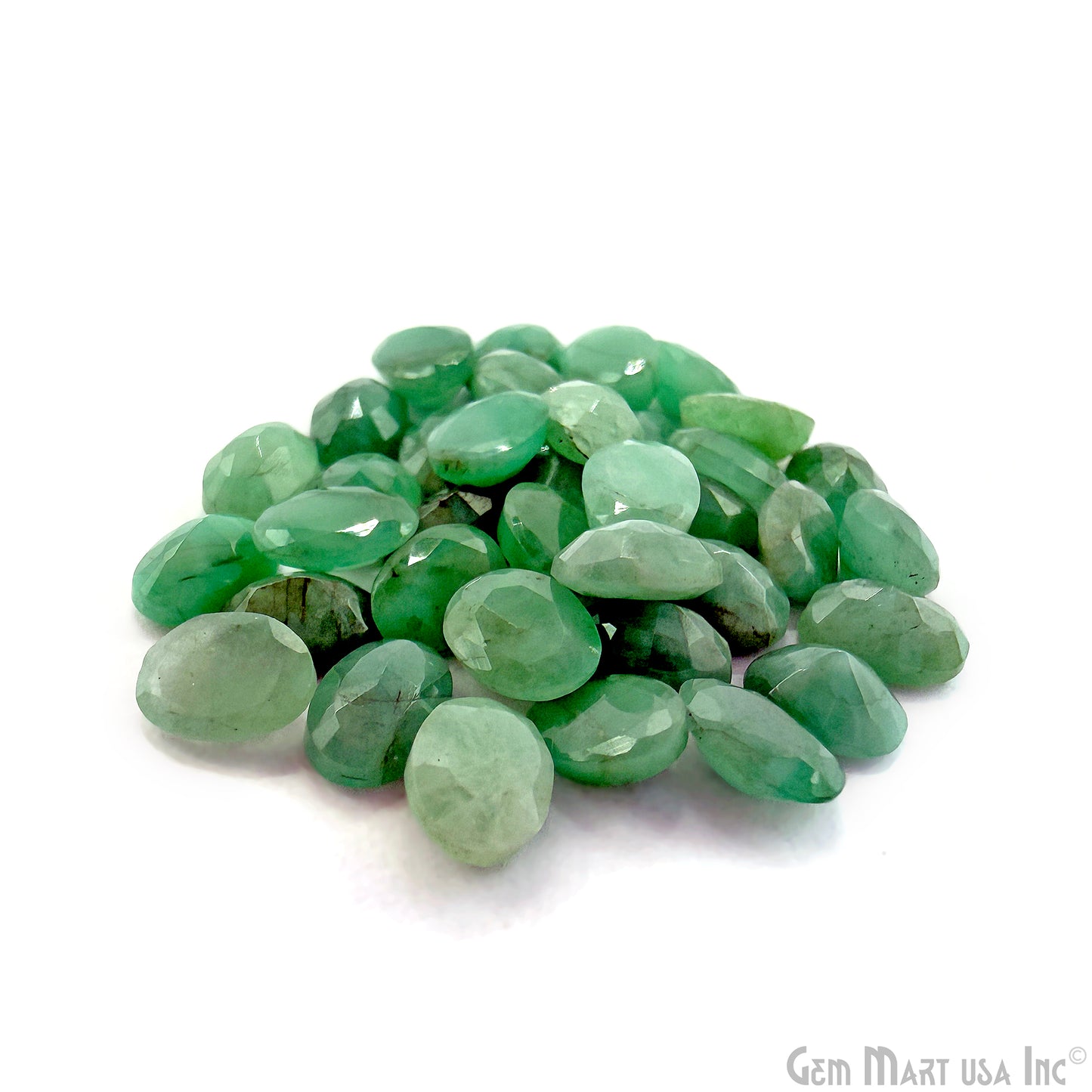 Emerald Wholesale Gemstones, 100% Natural Precious Gems, Green Faceted Loose Gems, 7x5mm, Oval, 5 Carats