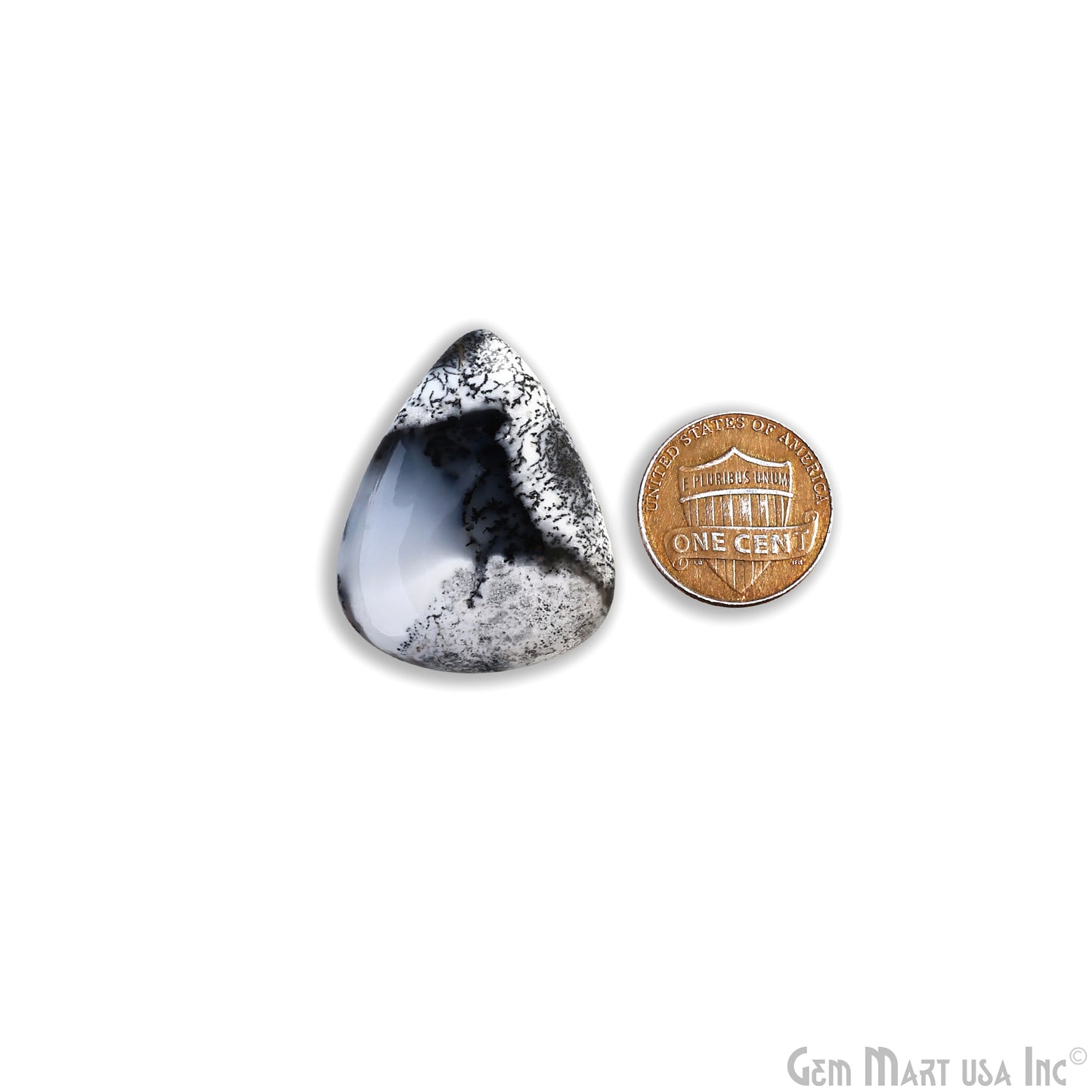 Natural Dendrite Opal Cab Striped Cabochon Gemstones 1pc