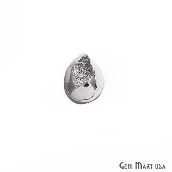 Window Druzy Cabochon 13x18mm Pears Shape Cave Druzy (Pick Your Color) - GemmartUSA