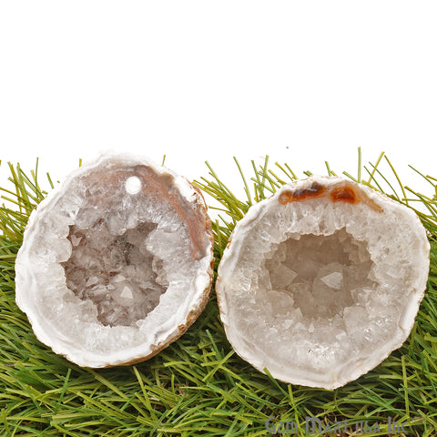 Oco Geode Druzy 61x56mm Organic Shape Crystal Specimen - GemMartUSA