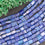 Lapis RectAngel 6-8mm Tumble Beads Gemstone Strands - GemMartUSA