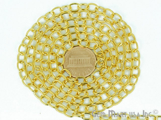 Link Finding Gold Plated Station Rosary Chain