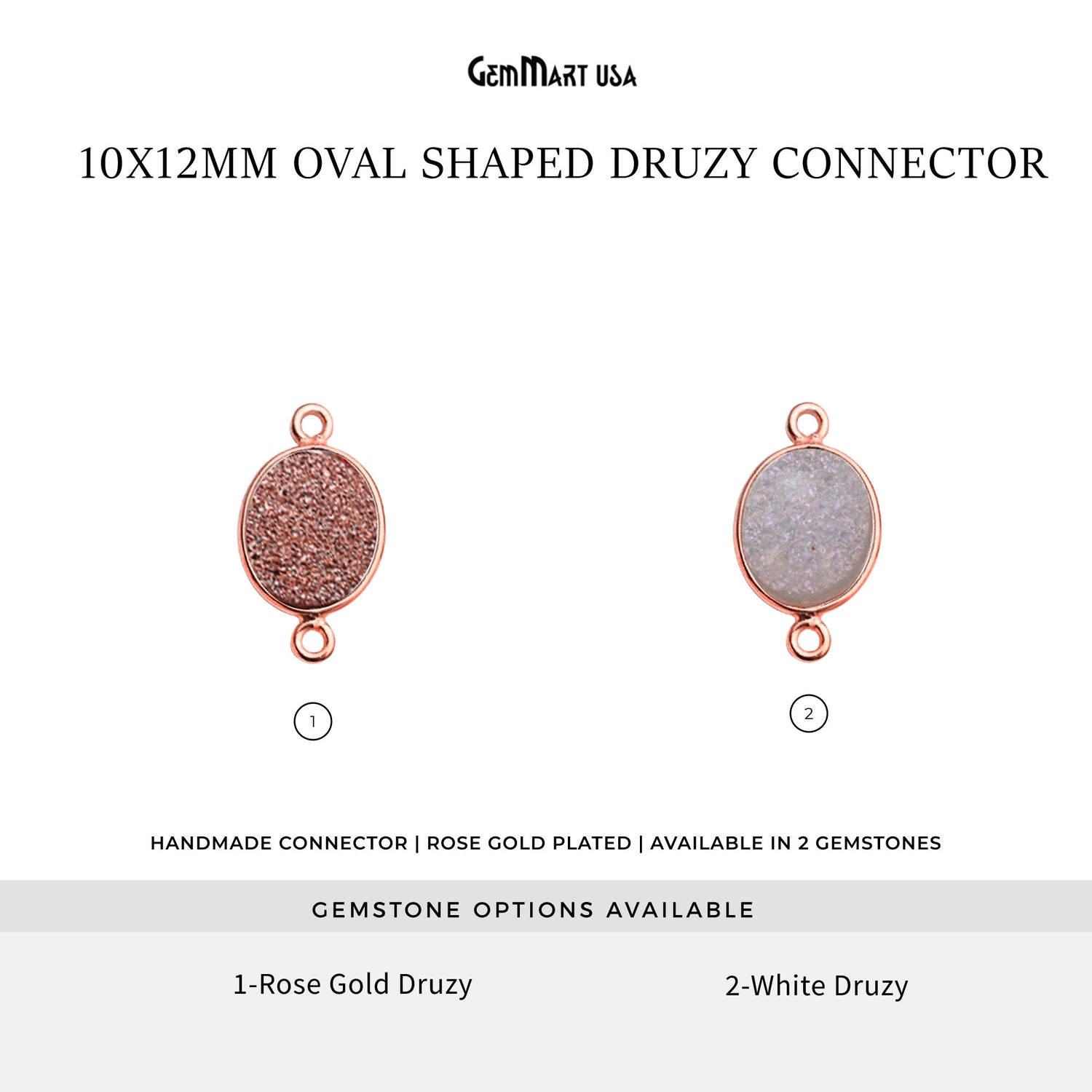 Druzy-Double Bail