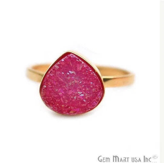 Druzy Rings