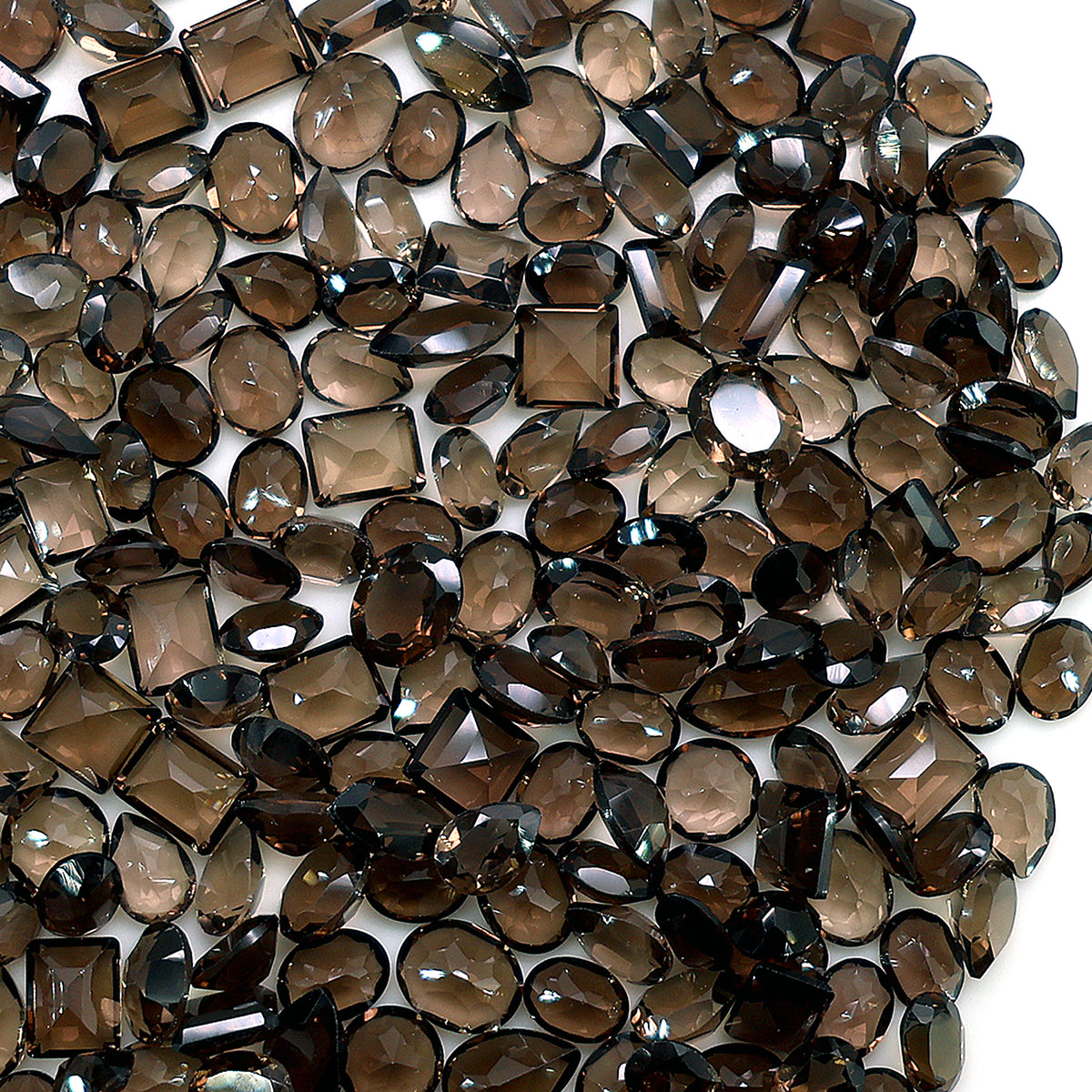 Wholesale Faceted Gemstones, 100% Natural Semi-Precious Gems,  Faceted Loose Gems, 4-8mm, Mixed, 50 Carats