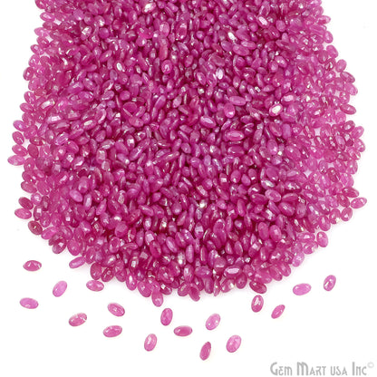 Ruby Wholesale Gemstones, 100% Natural Precious Gems, Pink Faceted Loose Gems, 5x3mm, Oval, 5 Carats