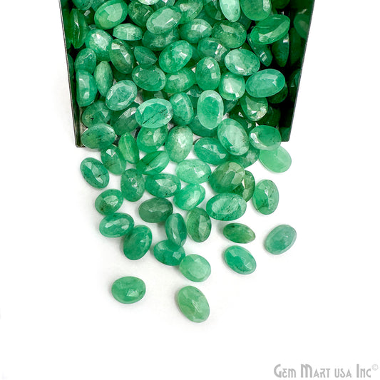Emerald Wholesale Gemstones, 100% Natural Precious Gems, Green Faceted Loose Gems, 6x4mm, Oval, 5 Carats