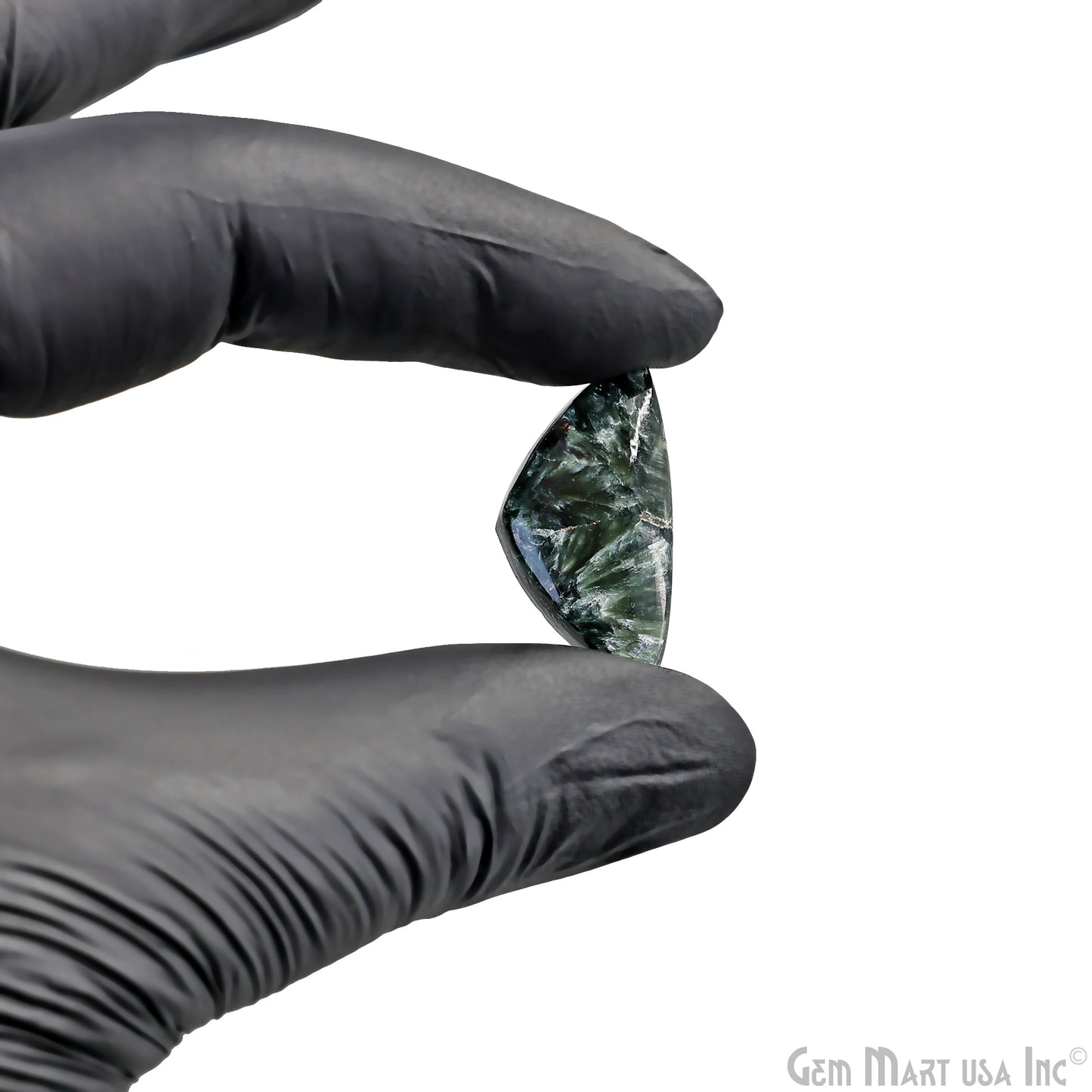 Natural Seraphinite Cab Striped Cabochon Gemstones