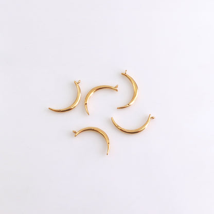 Moon Shape Charm Gold Finding Jewelry Supplies