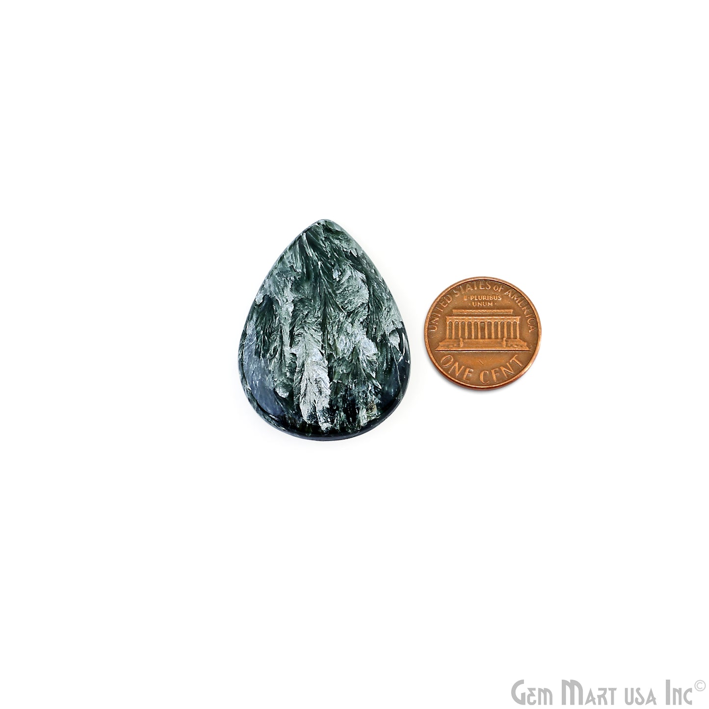 Natural Seraphinite Cab Striped Cabochon Gemstones