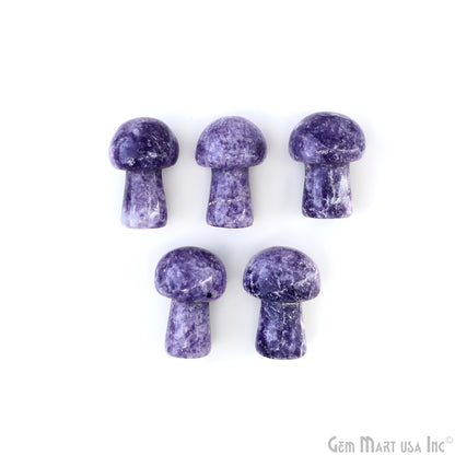 Natural Stone Hand Carved Gemstone Mushroom