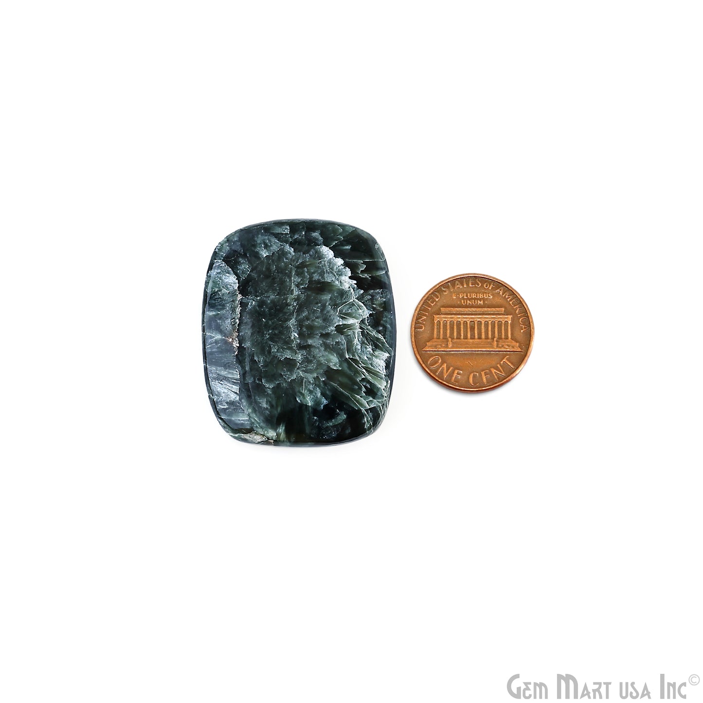 Natural Seraphinite Cab Striped Cabochon Gemstones