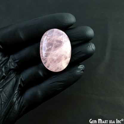 Natural Rose Quartz Cab Striped Cabochon Gemstones