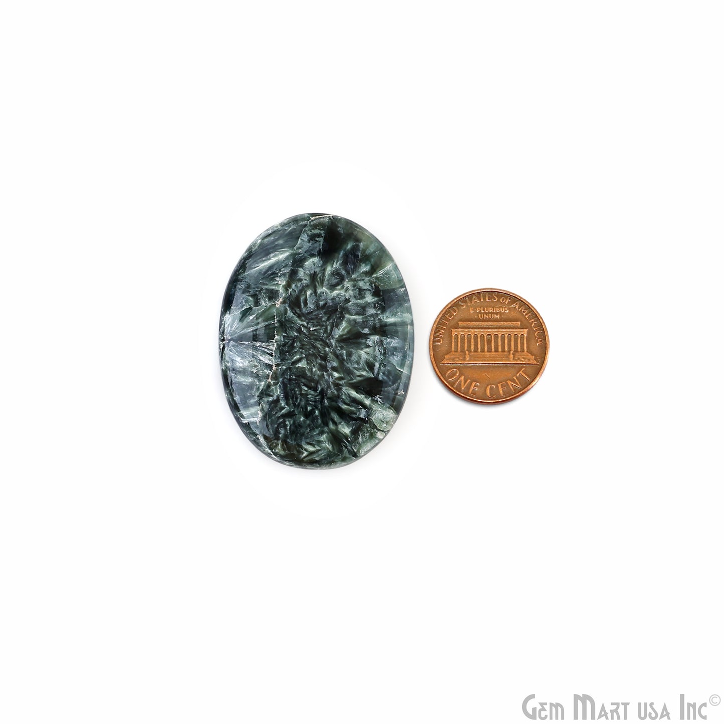 Natural Seraphinite Cab Striped Cabochon Gemstones