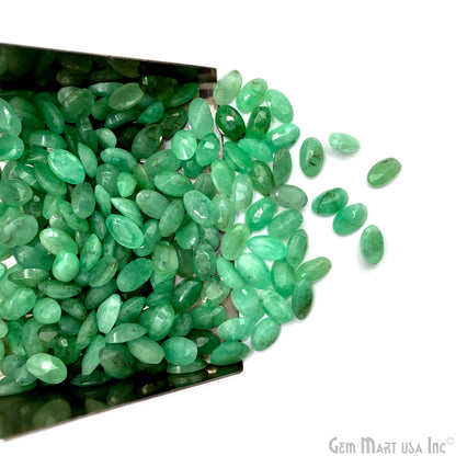 Emerald Wholesale Gemstones, 100% Natural Precious Gems, Green Faceted Loose Gems, 5x3mm, Oval, 5 Carats