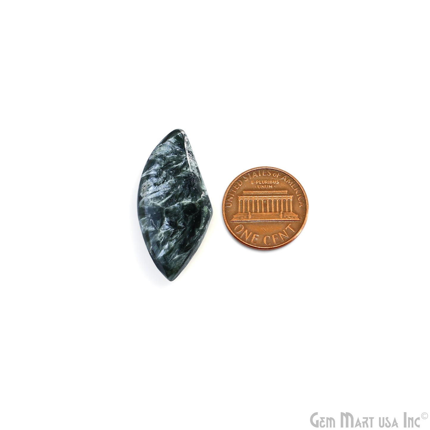 Natural Seraphinite Cab Striped Cabochon Gemstones