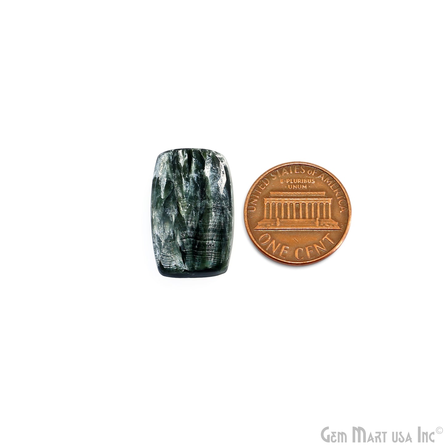 Natural Seraphinite Cab Striped Cabochon Gemstones