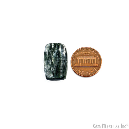 Natural Seraphinite Cab Striped Cabochon Gemstones