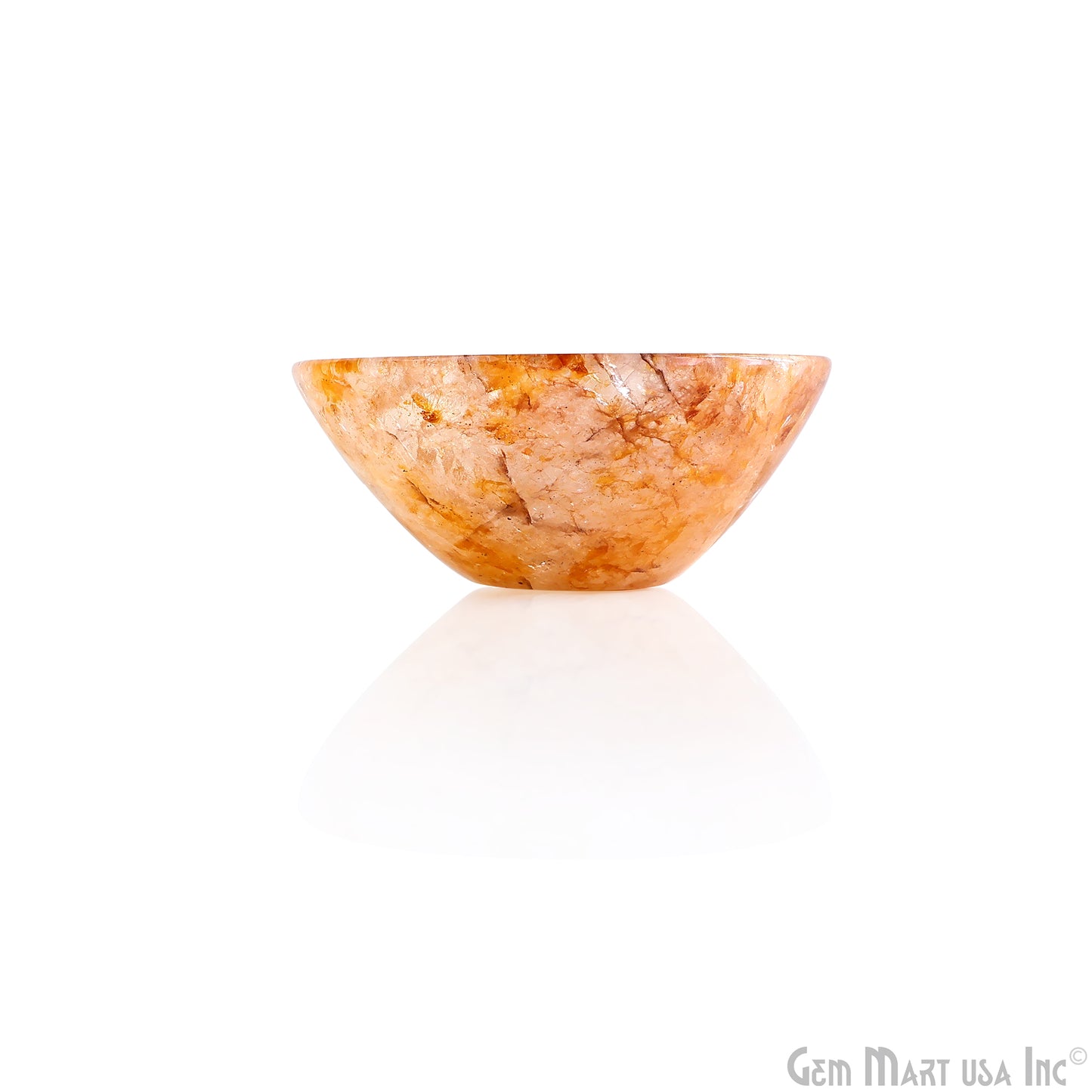 Natural Yellow Aventurine Mini Carved Gemstone Bowl Cup 2 inch