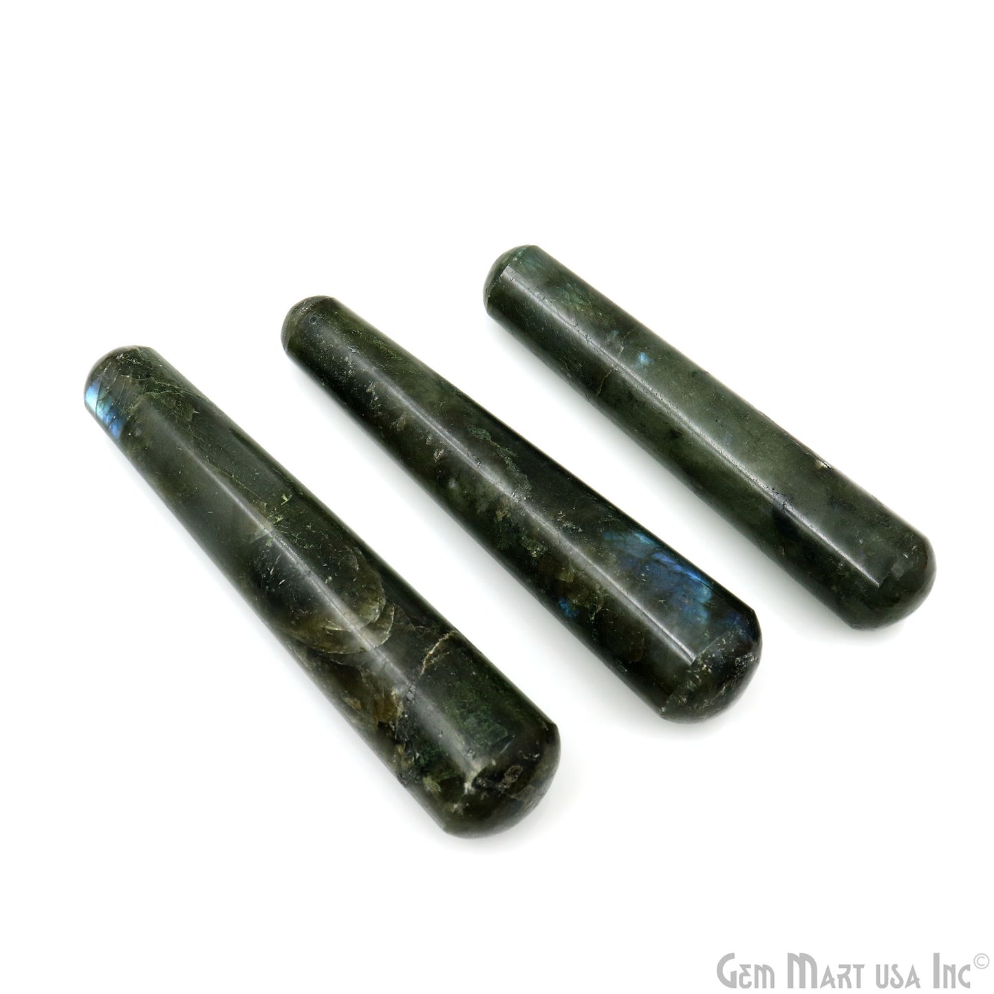 Labradorite Handmade Massage Wand 4" - Reiki Healing Crystal, Chakra Healing Tool, Healing Stone for Wellness Tool, Gift