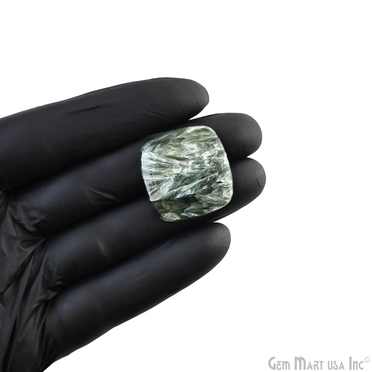 Natural Seraphinite Cab Striped Cabochon Gemstones