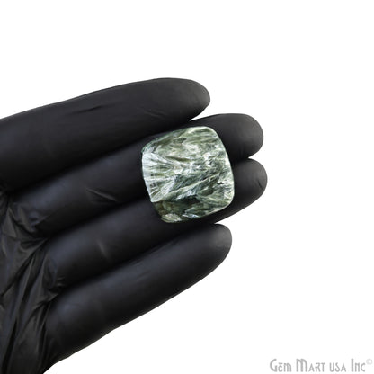 Natural Seraphinite Cab Striped Cabochon Gemstones