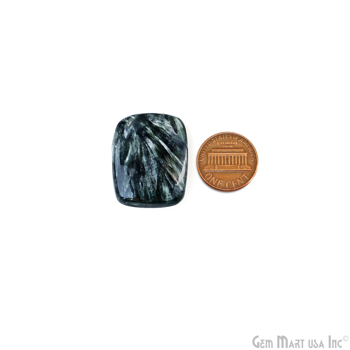 Natural Seraphinite Cab Striped Cabochon Gemstones