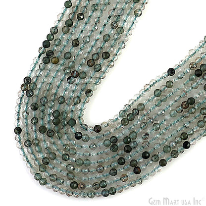 Rondelle Beads, 12-13 Inch Bead Strands, Natural Strung Gemstone, 2-2.5mm, Faceted, GemMartUSA (70000)