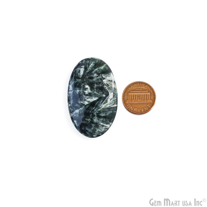 Natural Seraphinite Cab Striped Cabochon Gemstones