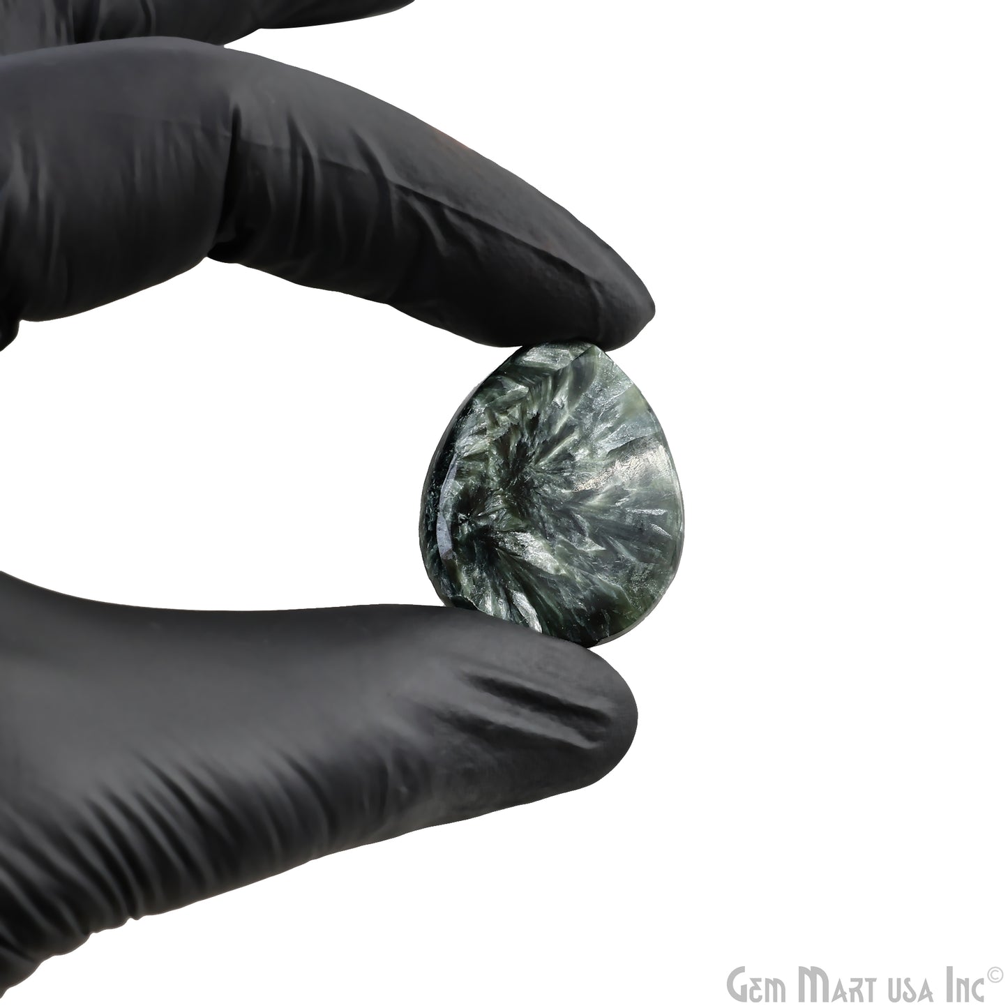 Natural Seraphinite Cab Striped Cabochon Gemstones