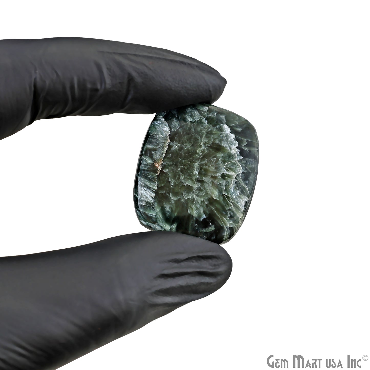 Natural Seraphinite Cab Striped Cabochon Gemstones