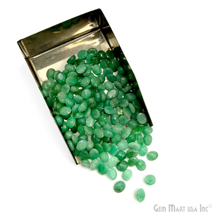Emerald Wholesale Gemstones, 100% Natural Precious Gems, Green Faceted Loose Gems, 5x4mm, Oval, 5 Carats