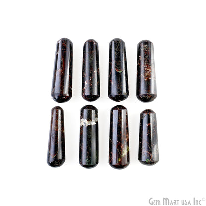 Garnet Massage Wand Terminate Gemstone, Metaphysical, Crystal Pencil Point, Crystal Tower, Chakra Stone, Healing Crystal 3-4Inch