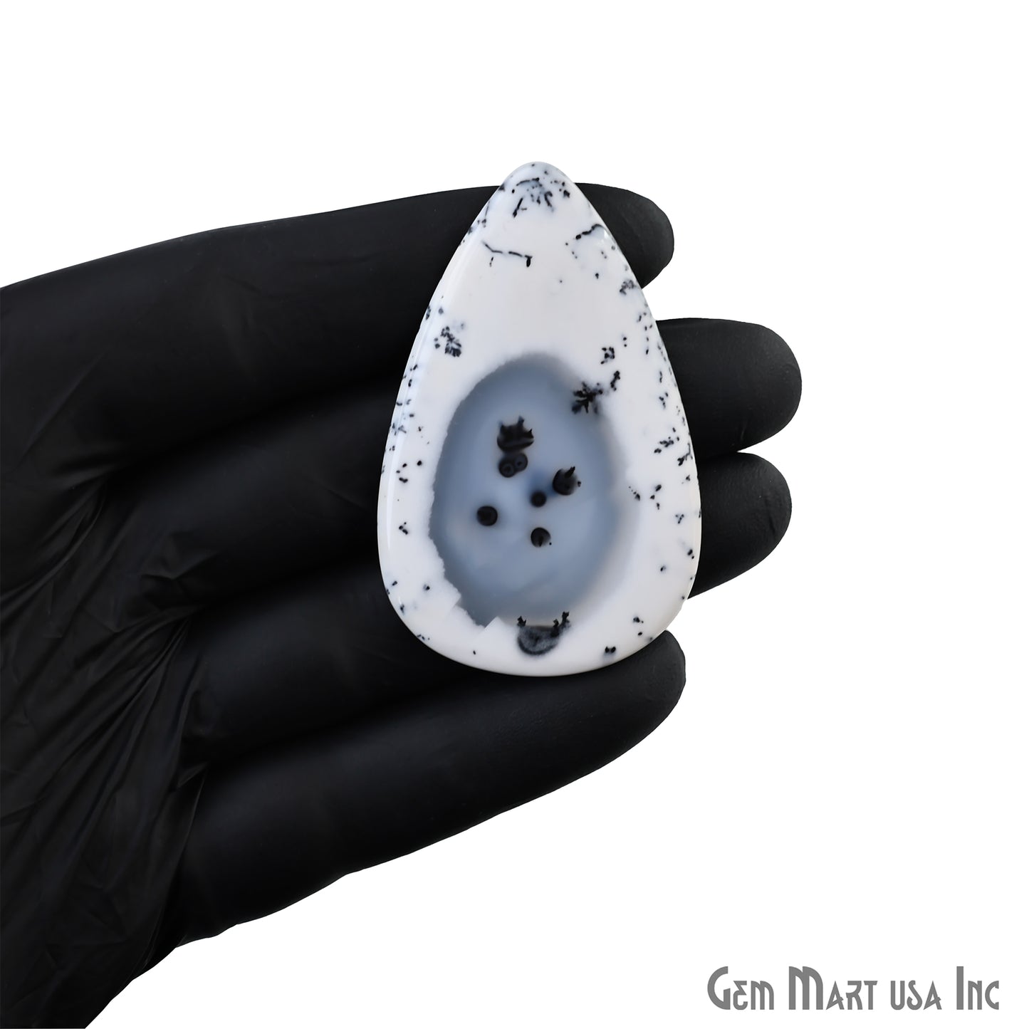 Natural Dendrite Opal Cab Striped Cabochon Gemstones