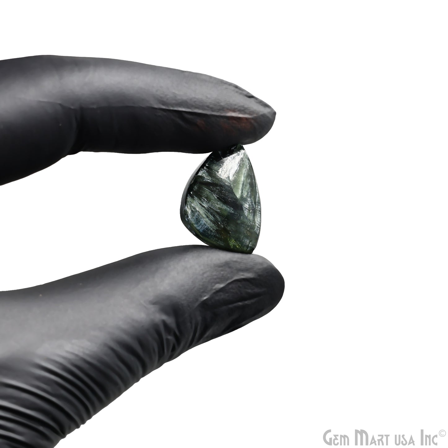 Natural Seraphinite Cab Striped Cabochon Gemstones