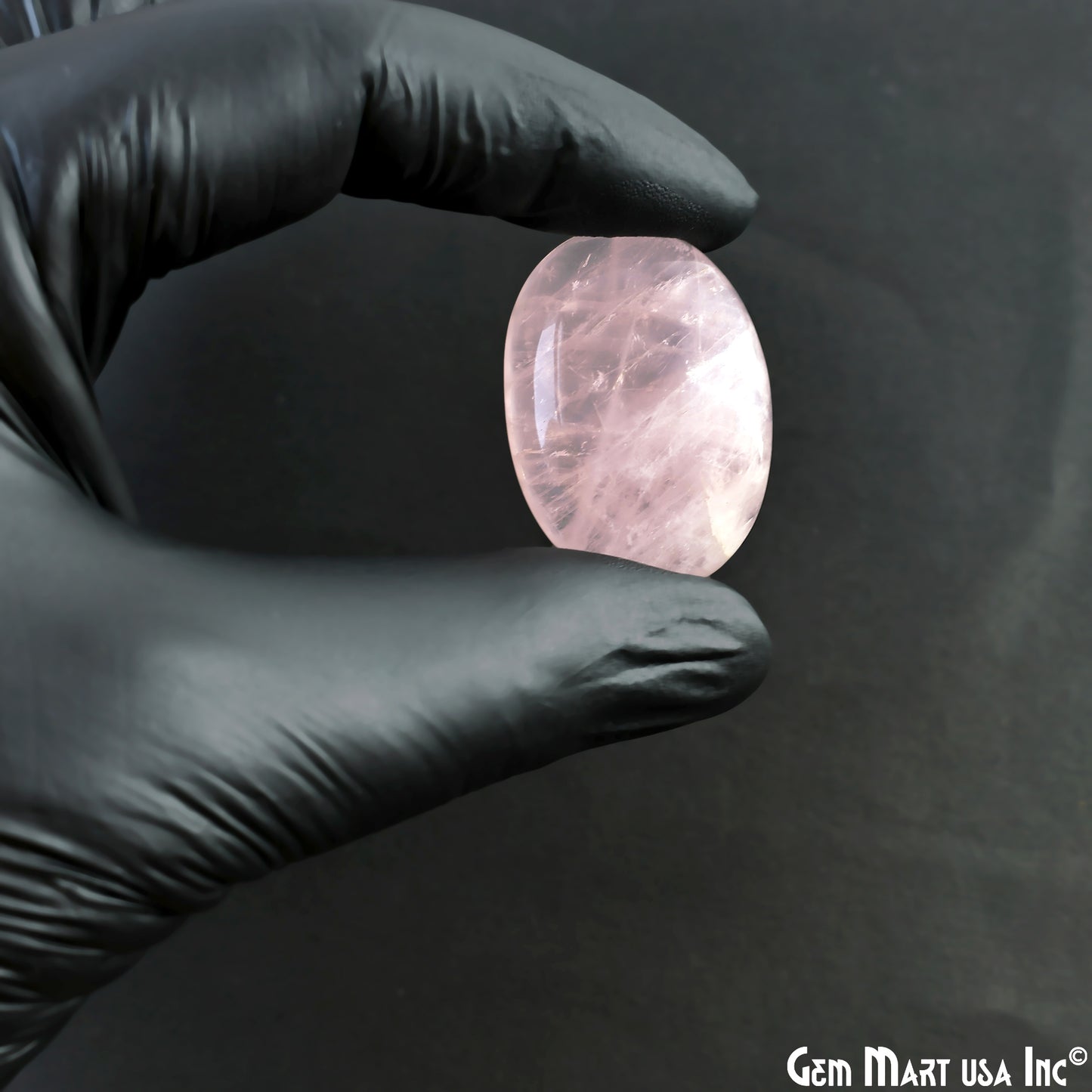Natural Rose Quartz Cab Striped Cabochon Gemstones