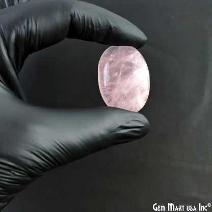 Natural Rose Quartz Cab Striped Cabochon Gemstones