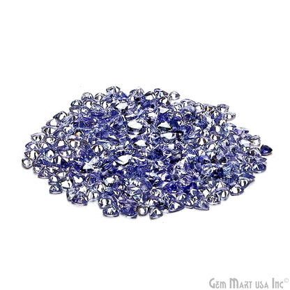 Tanzanite Wholesale Gemstones, 100% Natural Precious Gems, Blue and Purple Faceted Loose Gems, 3-4mm, Trillion, 5 Carats