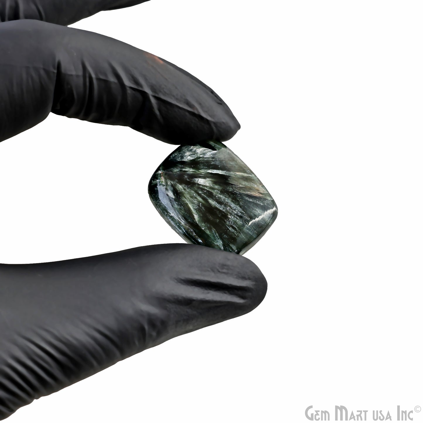 Natural Seraphinite Cab Striped Cabochon Gemstones