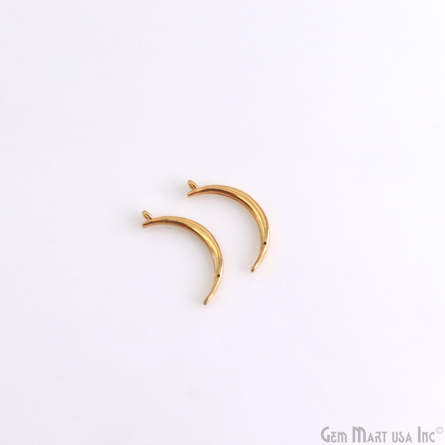 Moon Shape Charm Gold Finding Jewelry Supplies