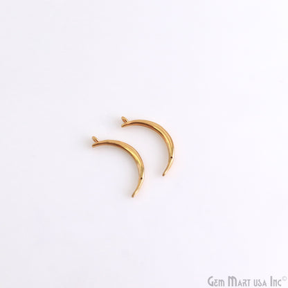 Moon Shape Charm Gold Finding Jewelry Supplies