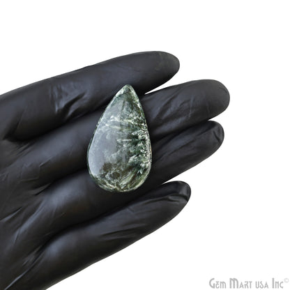 Natural Seraphinite Cab Striped Cabochon Gemstones