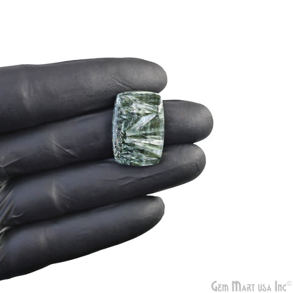 Natural Seraphinite Cab Striped Cabochon Gemstones