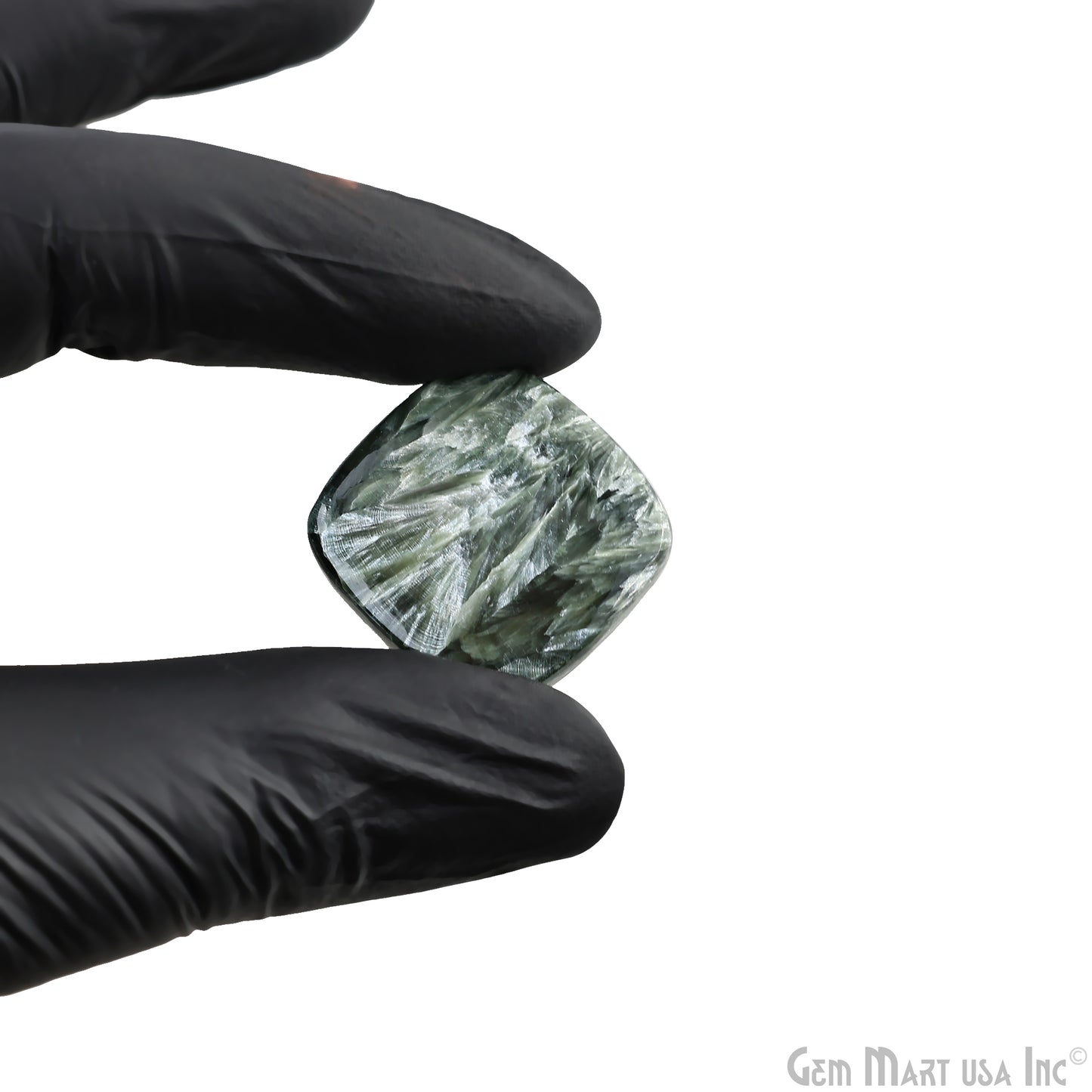 Natural Seraphinite Cab Striped Cabochon Gemstones