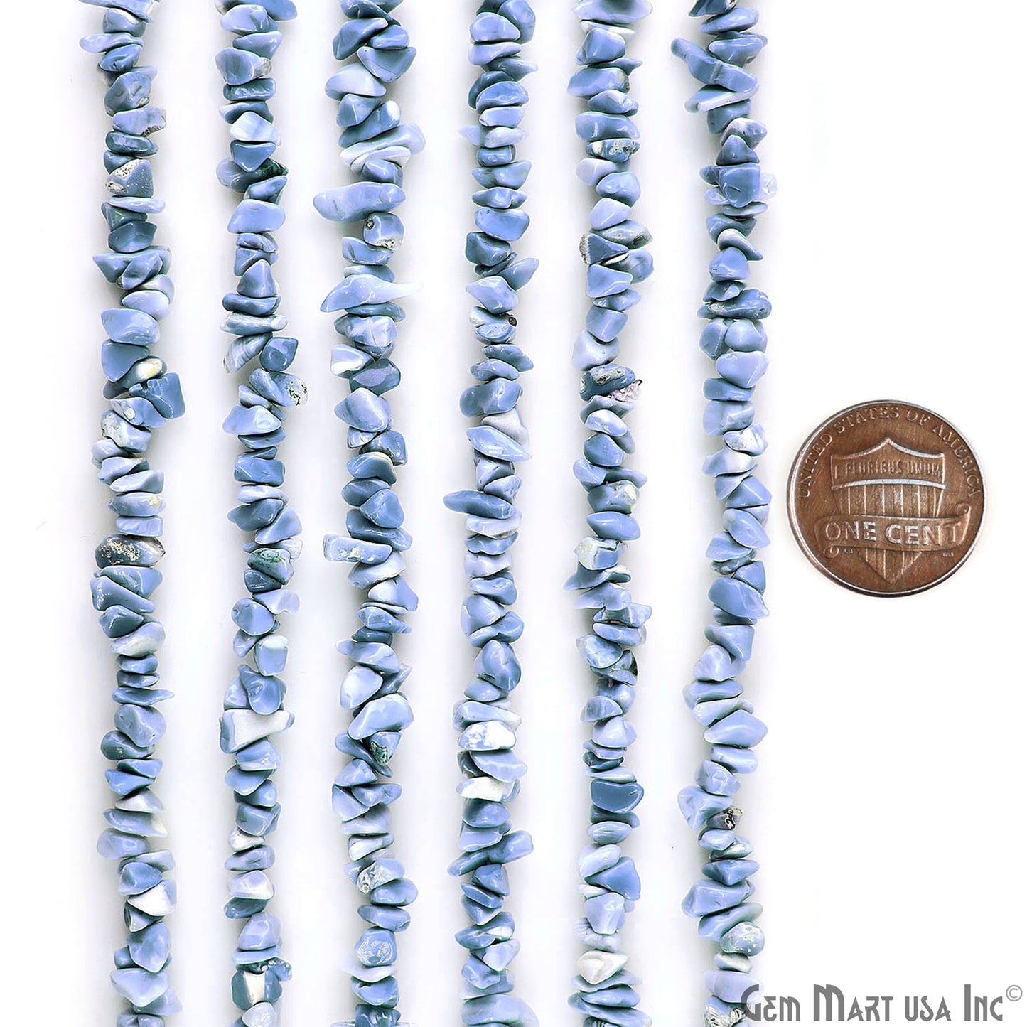 Natural Blue Opal Chip Beads Strand, Semi Precious, Gemstone Chips, Gemstone Beads