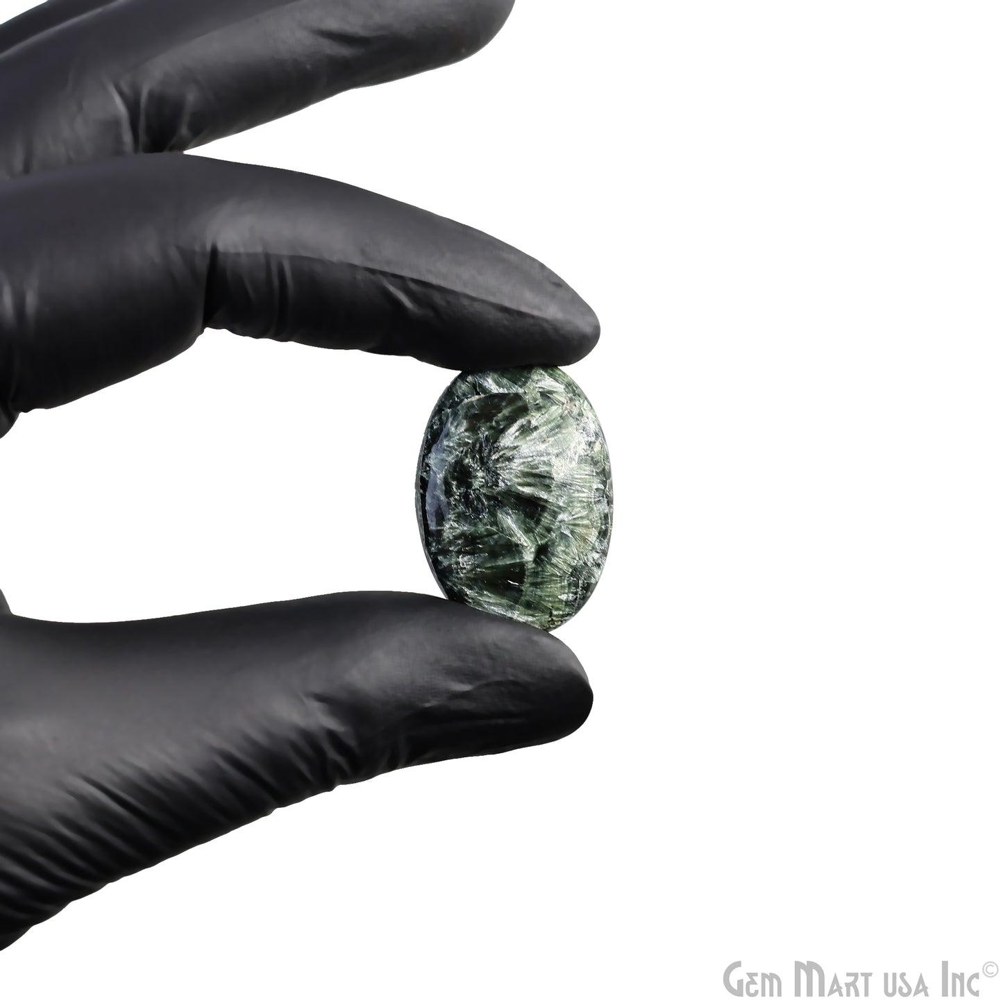 Natural Seraphinite Cab Striped Cabochon Gemstones