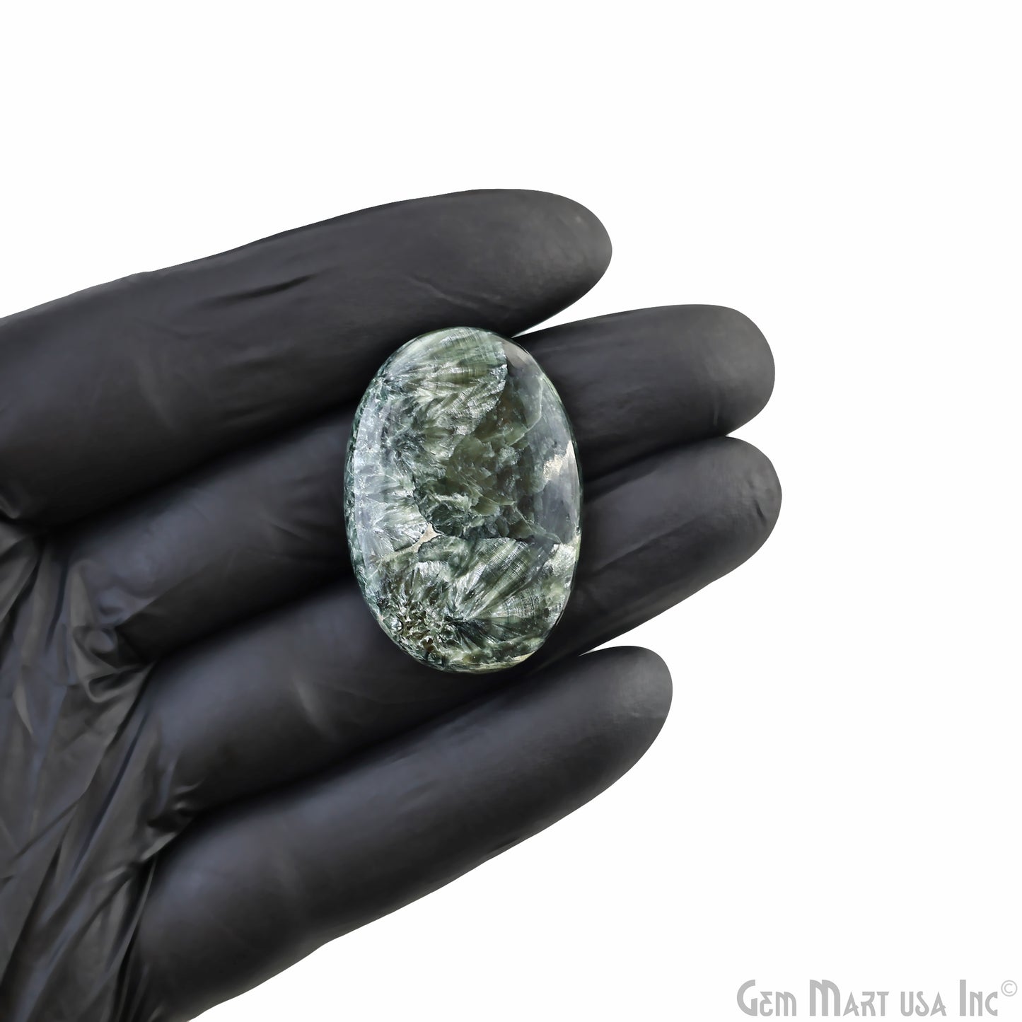 Natural Seraphinite Cab Striped Cabochon Gemstones
